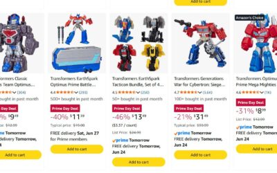 Amazon Prime Day – Transformers Deals and More