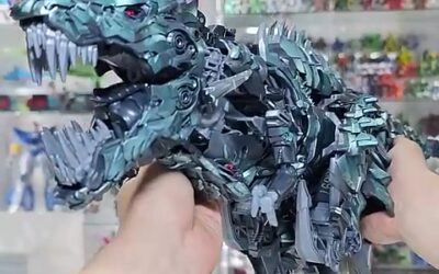 Transformers Studio Series Titan Class Age Of Extinction Grimlock Transformation Video