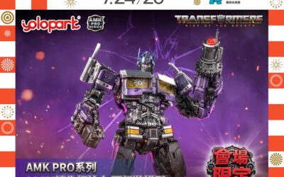 ACGHK 2026 – Yolopark Transformers: AMK PRO Clear Bumblebee Movie Optimus Prime, ROTB Shattered Glass Optimus Prime, AMK Mini DOTM Nemesis Prime & More!