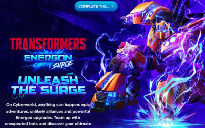 Tranformers Cyberworld Energon Surge “Unleash The Surge” Official Website
