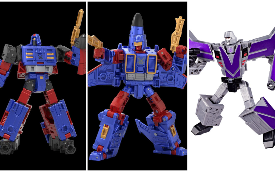 Transformers Age Of The Primes Deluxe Sky Guard and Breakaway And Megatron Icons Official Stock Images