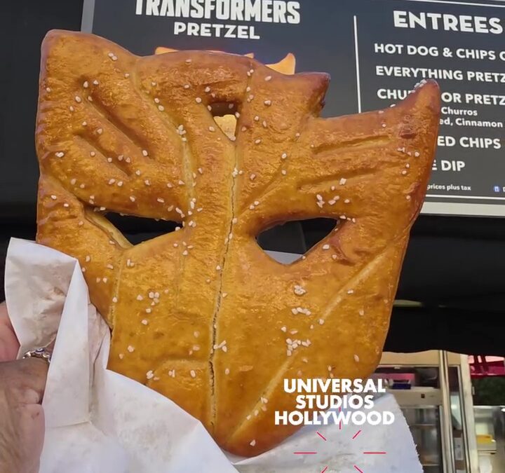 Transformers Pretzel At Universal Studios Hollywood