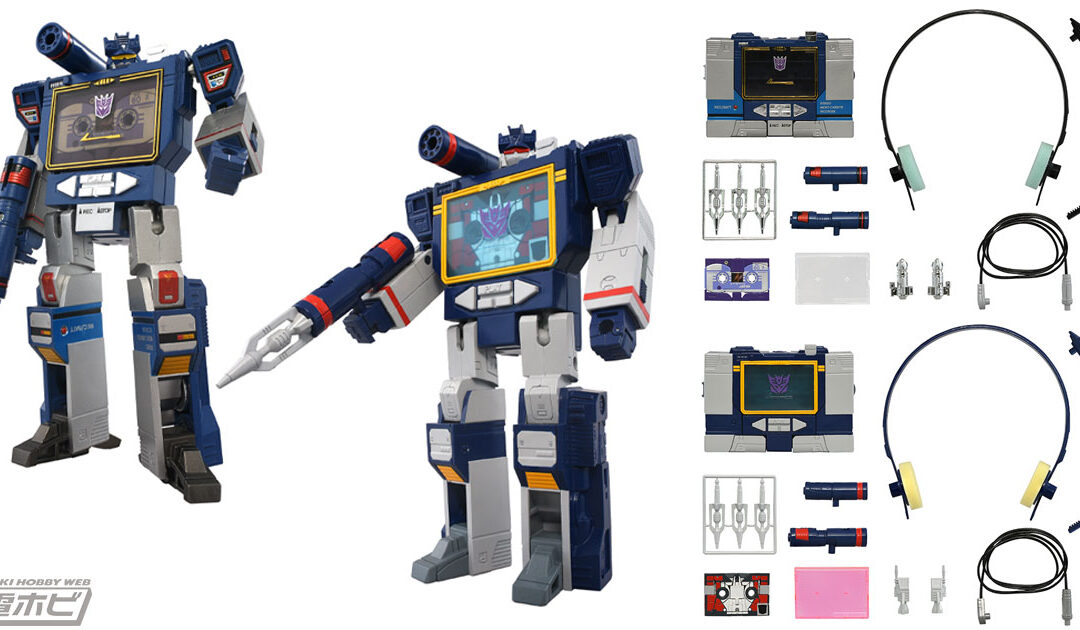 Takara Tomy Missing Link D-01 Soundwave & D-02 Soundwave Anime Version Full Reveal