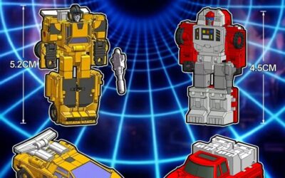 Dr Wu DW-E77 Flying Legs & DW-E78 Distrace (Micromaster Scale G1 Sunstreaker & Swerve) Color Renders