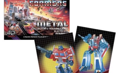 Dynamite Entertainment Transformers 40th Anniversary Metal Trading Cards