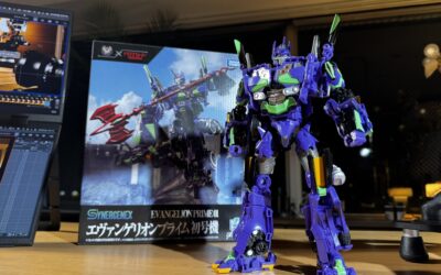 TAKARA TOMY T-SPARK Transformers Evangelion Prime Unit-01 In-Hand Images