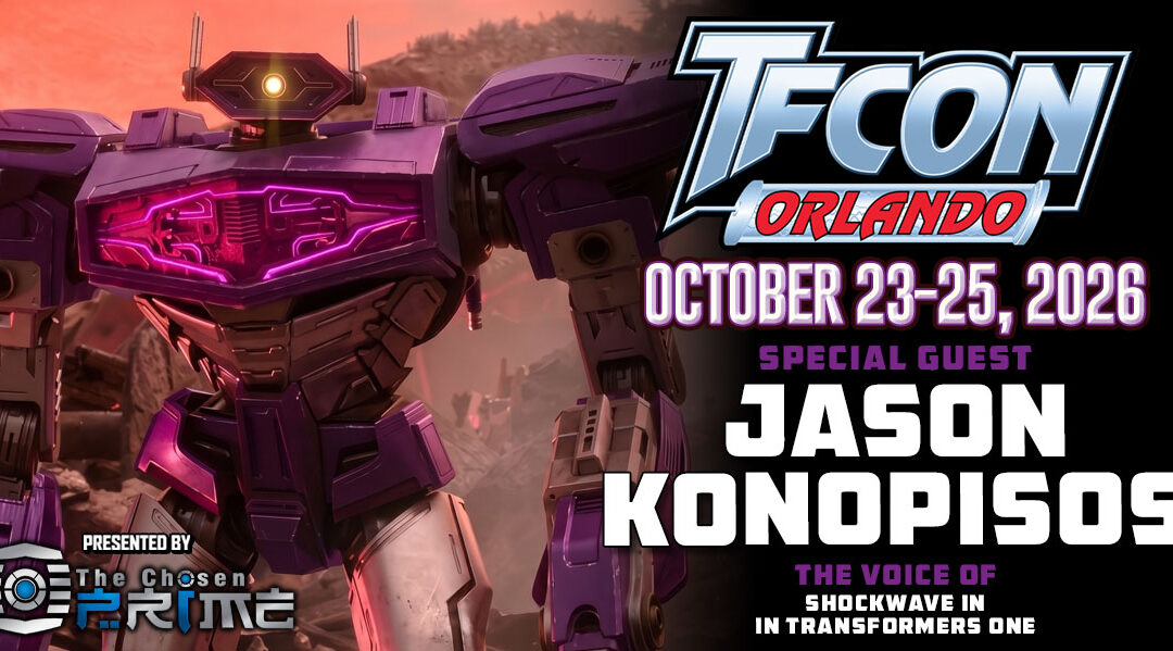 Transformers voice actor Jason Konopisos to attend TFcon Orlando 2026