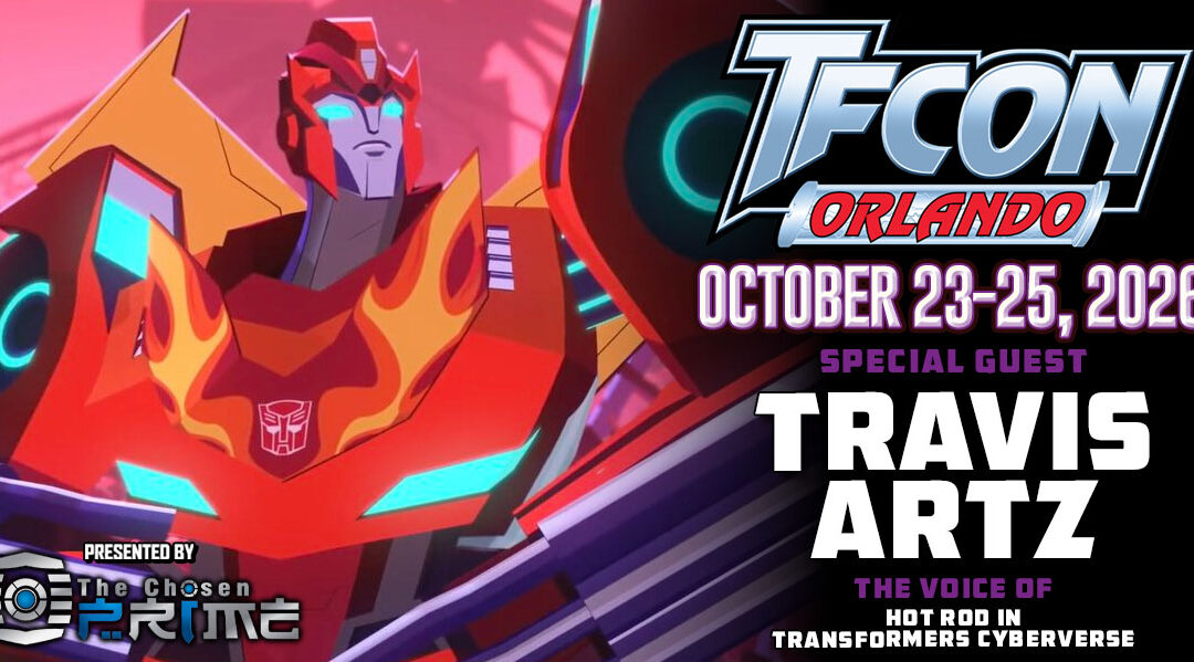 Transformers voice actor Travis Artz to attend TFcon Orlando 2026