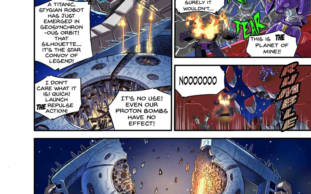 Takara Tomy New Legends Nemesis Star Convoy Web Manga/Comic English Translation