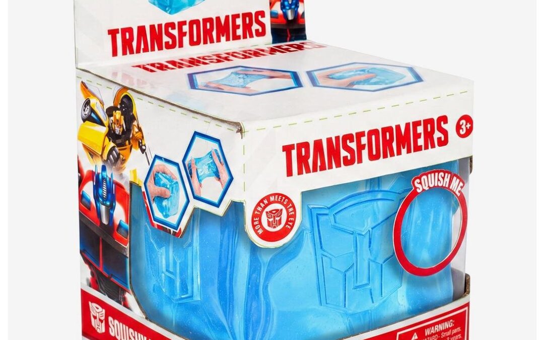 Transformers Energon Cube Squishy Toy Stock Images
