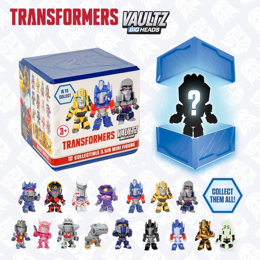 Transformers Vaultz Big Heads Blind Boxes Stock Images & Additional Information