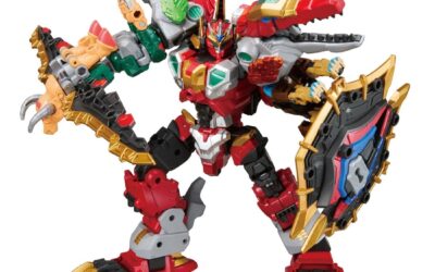 Takara Tomy Transformers Wild King W Wave 2 WKWM-02 Energy Master Spino Escudo & WKW-EX Undead Dragnus