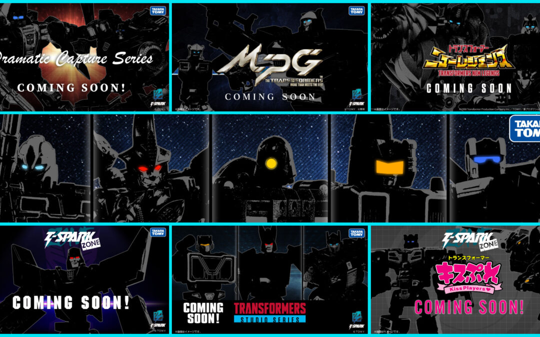 Takara Tomy Upcoming Products Teasers: New Legends Black Amber Leo Prime & Bluebolts, AOTP Guzzler & Cybershark, Kiss Players, MPG Twincast & Rewind, Dramatic Capture Series Dinobots & More!