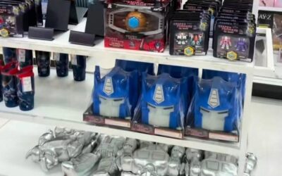 The Transformers: The Movie 40th Anniversary Optimus Prime “Light-Up” Popcorn Bucket And Optimus Prime Plushies Found At Target