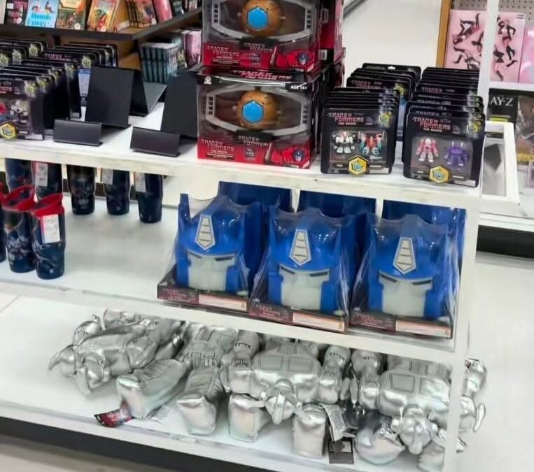 The Transformers: The Movie 40th Anniversary Optimus Prime “Light-Up” Popcorn Bucket And Optimus Prime Plushies Found At Target