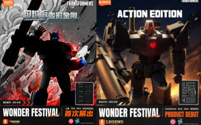 Blokees Transformers Champion Class Energon Universe Optimus Prime & Action Edtion IDW Megatron Teaser Images