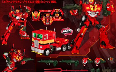 Takara Tomy Synergenex Evangelion x Transformers Evangelion Prime Unit-02 New Official Image
