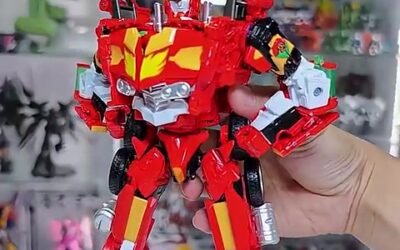 TAKARA TOMY T-SPARK Transformers Evangelion Prime Unit-02 Transformation Video