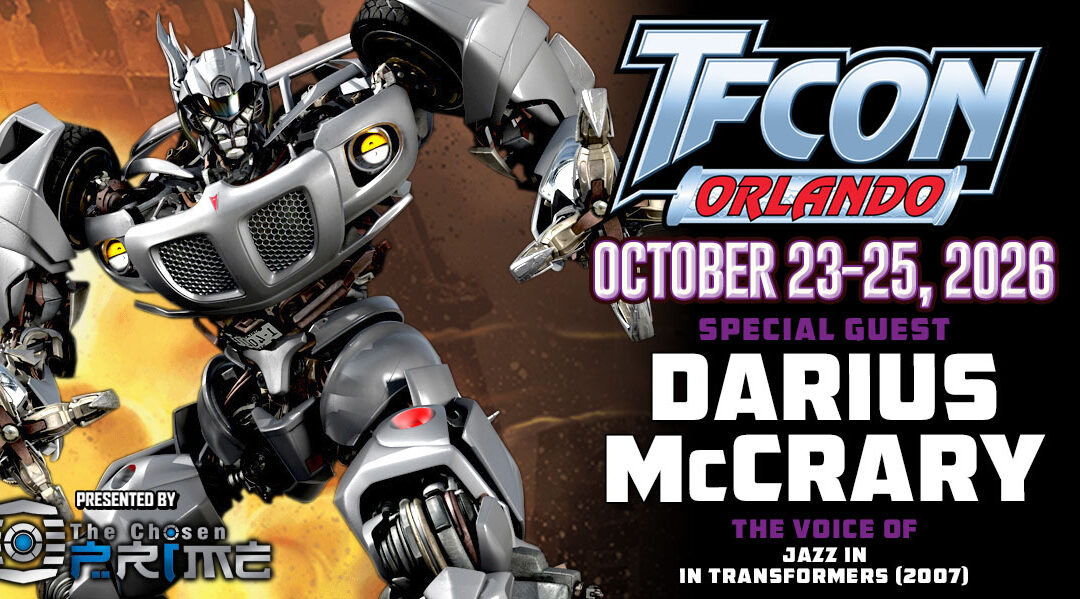 Transformers voice actor Darius McCrary to attend TFcon Orlando 2026