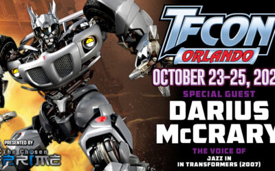 Transformers voice actor Darius McCrary to attend TFcon Orlando 2026