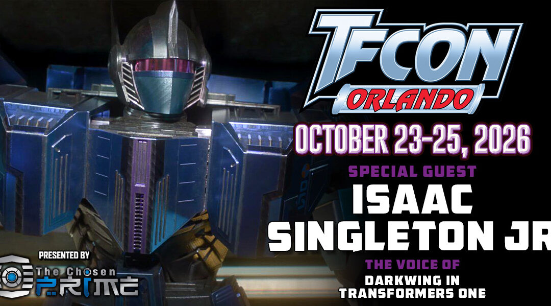 Transformers voice actor Isaac Singleton Jr to attend TFcon Orlando 2026