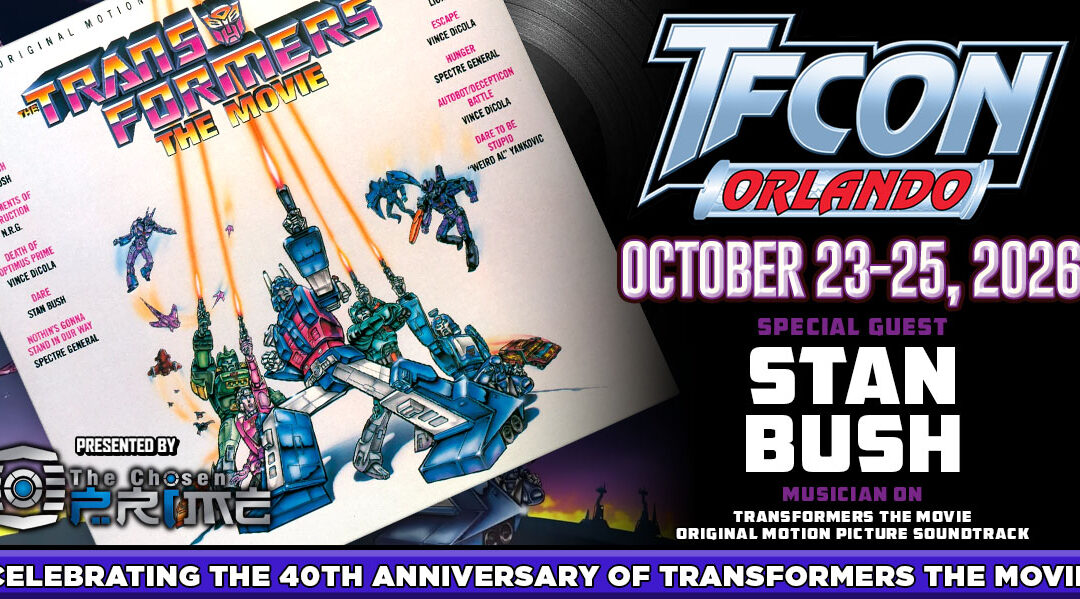 Transformers The Movie musician Stan Bush to attend TFcon Orlando 2026