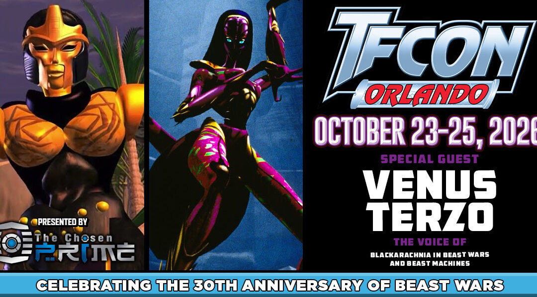 Transformers voice actor Venus Terzo to attend TFcon Orlando 2026