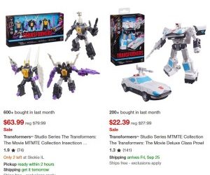 Target Finally Has Studio Series MTMTE Prowl and Insecticons In Stock and Already 20% Off!