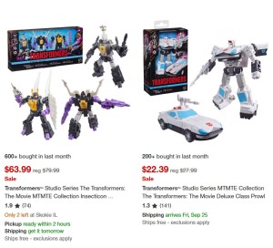 Target Finally Has Studio Series MTMTE Prowl and Insecticons In Stock and Already 20% Off!