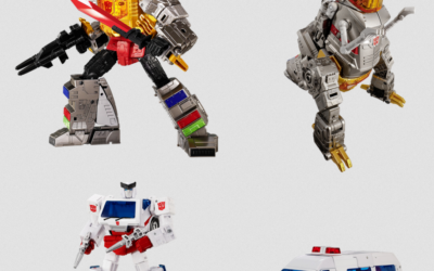 Takara Dramatic Capture Series Grimlock & Ratchet Set Stock Image