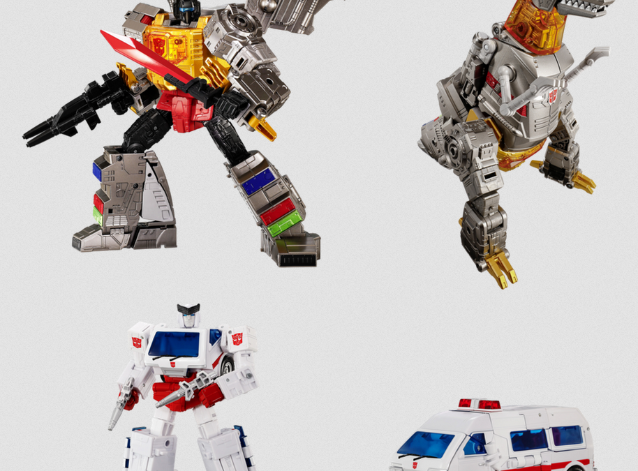 Takara Dramatic Capture Series Grimlock & Ratchet Set Stock Image