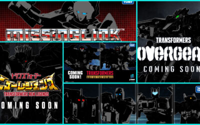Takara Tomy Upcoming Products Teasers: Transformers Overgear, Missing Link, New Legends, Studio Series & AOTP