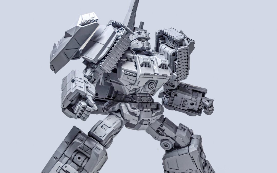 Mecha Invasion TE01B Fortress (G1 Brawl) Gray Prototype Images