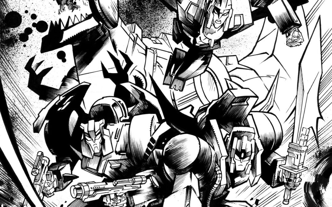 Skybound’s Transformers Issue #42, Howard Cover Art Process