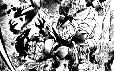 Skybound’s Transformers Issue #42, Howard Cover Art Process
