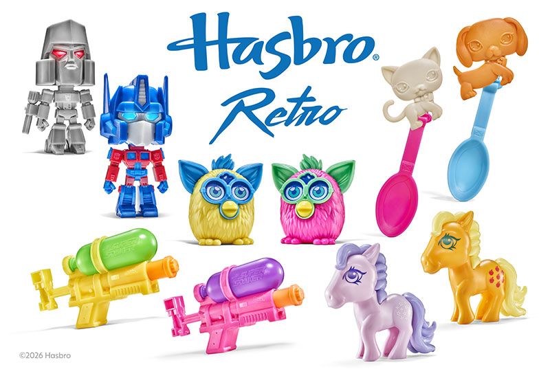 Sonic Wacky Pack “Hasbro Retro” Transformers Figurines