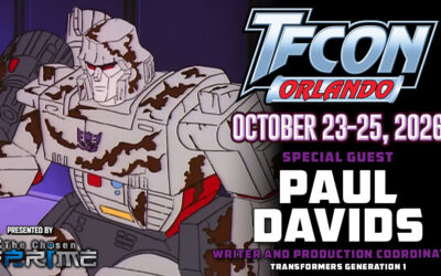 Transformers writer Paul Davids to attend TFcon Orlando 2026