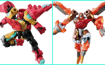 Takara Tomy Transformers Wild King W Wave 6 WKWB-11 Abyssrain & WKWB-12 Aeroblaze Official Images