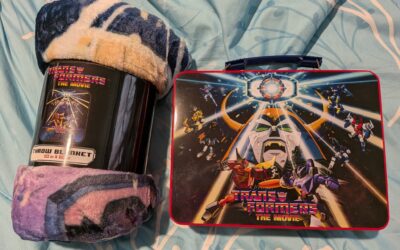 Transformers The Movie 40th Anniversary Lunchbox And Blanket Found At Walmart