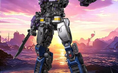 Yolopark AMK PRO Transformers Rise Of The Beasts Shattered Glass Optimus Prime & AMK PRO Series Bumblebee Movie Optimus Prime Transparent Armor Accessory Pack Limited Stock Available