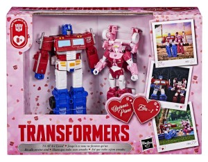 Love Is in the Matrix with Hasbro's Optimus Prime and Elita-1 Valentine's Day Pack