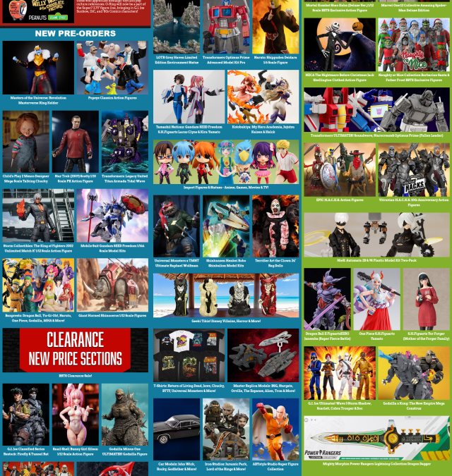 BBTS News: Super7, MOTU, King of Fighters, Gundam, Popeye, Banpresto, Transformers, Godzilla & More!