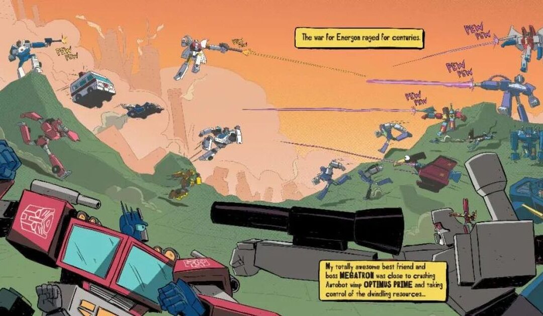 TFORMERS – Transformers: Worst Bot Ever – Meet Ballpoint! Comic Book Preview