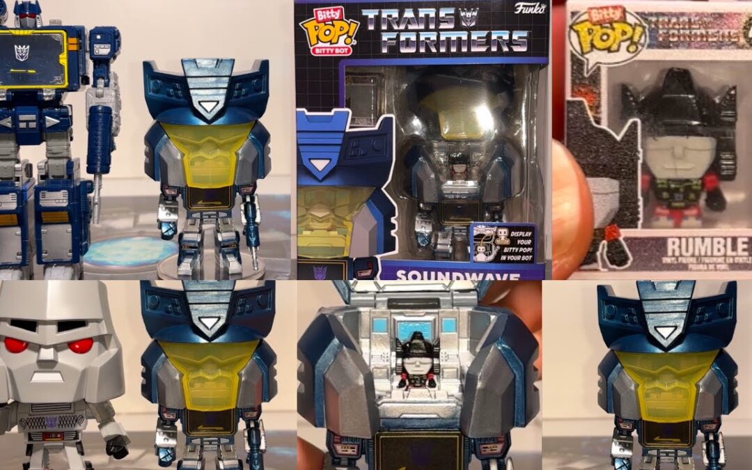 TFORMERS – The Best Transformers Funko Pop Ever Made! Generation One Soundwave With Bitty Pop Rumble Inside Him!