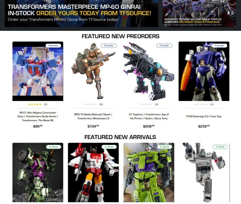 TFORMERS – TFSource News – Fans Toys Ethereaon Combiner, Studio Series, 01Studio, Dream Star Toys, HeatBoys and More!