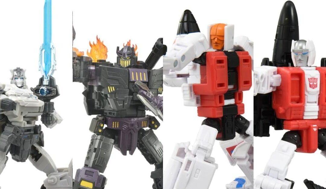Age Of The Primes Megatronus, Prima Prime, Air Raid, Slingshot New Official Images From Takara TOMY