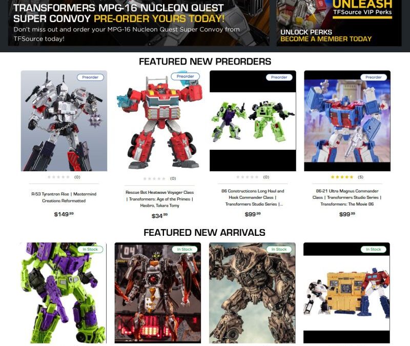 TFSource News – MPG-16 Nucleon Quest, Studio Series, MMC, Synergenex Series, Funko and More!