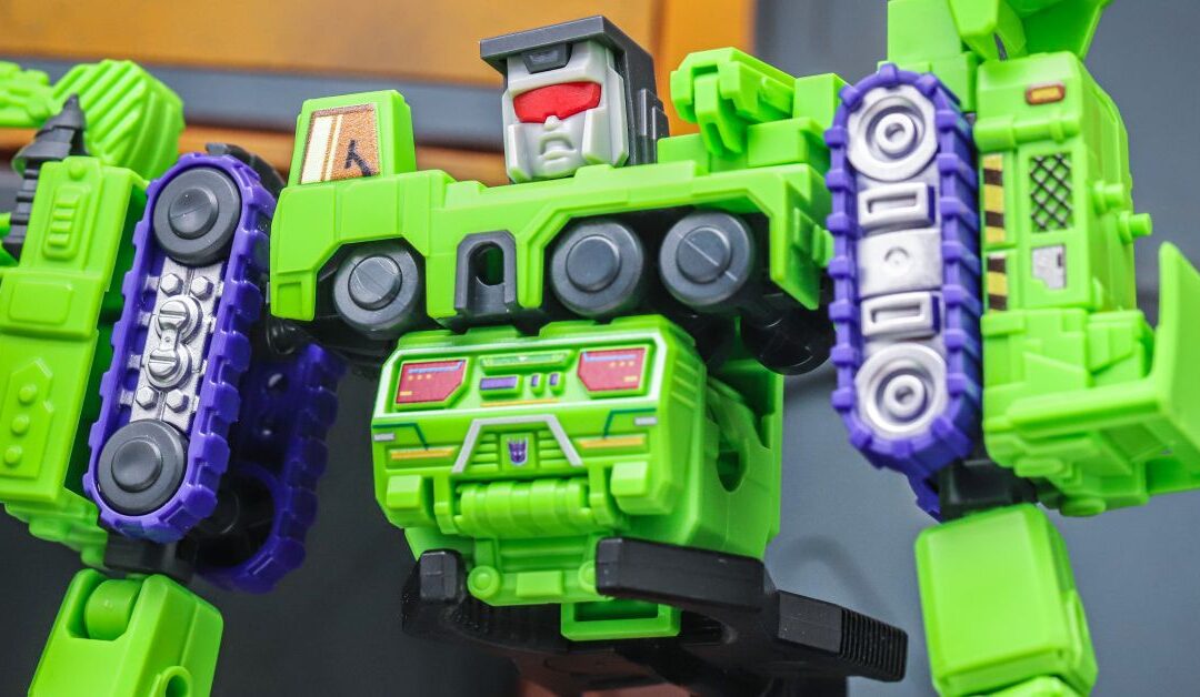 Blokees Devastator & More Galaxy Defender Version Wave 2 The Overthrow In-Hand Images