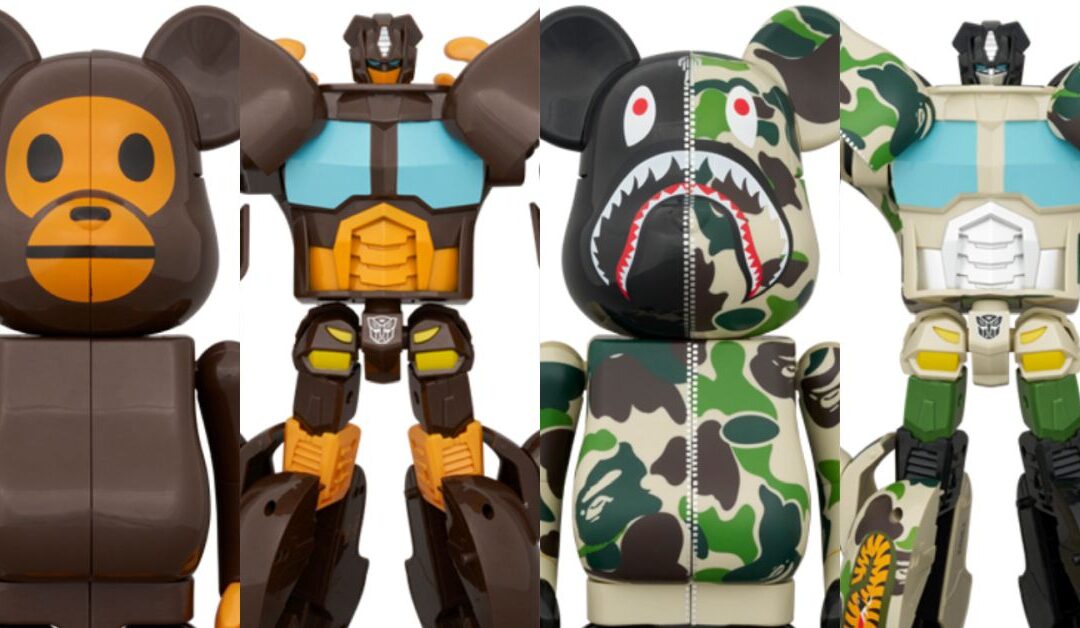Daily Prime – Bearbrick Baby Milo & Camo Shark Optimus Prime 400% Reveals from Medicom
