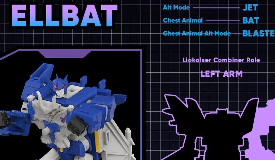 ELLBAT! Meet The Devious Master Spy from Haslab Transformers Liokaiser Destrons Team